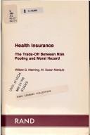 Front cover of Health insurance by Willard G. Manning