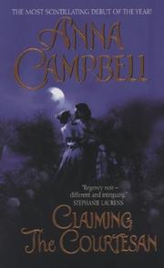 Front cover of Claiming the Courtesan (Avon Romantic Treasures) by Anna Campbell