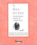 Front cover of A man of Zen by Yün Pʻang
