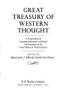 Front cover of Great treasury of Western thought by Mortimer J. Adler