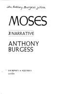 Cover of Moses by Anthony Burgess