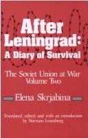 Front cover of Leningrader Tagebuch by Elena Skri͡abina