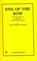 Cover of End of the row by David Wright Crawford