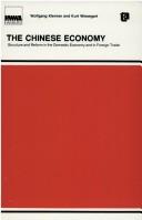 Front cover of The Chinese economy by Wolfgang Klenner