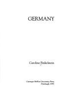 Front cover of Germany (Carnegie-Mellon Poetry) by Caroline Finkelstein