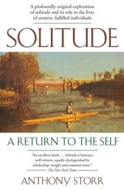 Cover of Solitude by Anthony Storr