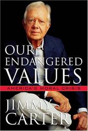 Cover of Our Endangered Values by Jimmy Carter