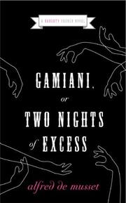 Cover of Gamiani, or Two Nights of Excess by Alfred de Musset