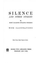 Front cover of Silence by Mary Eleanor Wilkins Freeman