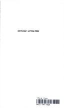 Cover of Divided loyalties by Einstein, Lewis
