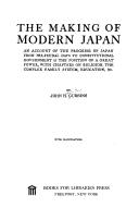 Front cover of The making of modern Japan by John Harington Gubbins
