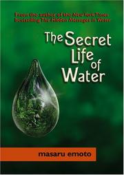 Cover of The Secret Life of Water by Masaru Emoto