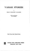 Front cover of Vassar stories by Grace Margaret Gallaher