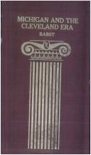 Front cover of Michigan and the Cleveland era by Earl D. Babst