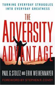 Cover of The adversity advantage by Paul Gordon Stoltz
