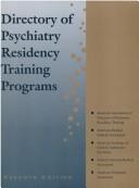 Front cover of Directory of Psychiatry Residency Training Programs by American Psychiatric Association.