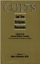 Front cover of Cults and new religious movements by Marc Galanter