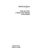 Cover of God is love by Mark Lloyd Taylor