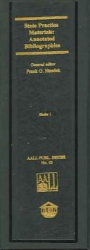 Cover of State practice materials by Frank G. Houdek
