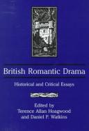 Cover of British Romantic Drama by Unknown