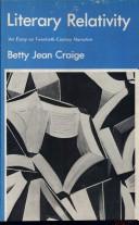 Front cover of Literary relativity by Betty Jean Craige