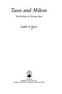 Cover of Tasso and Milton by Judith A. Kates