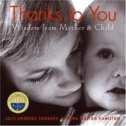 Front cover of Thanks to you by Julie Edwards