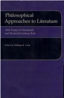 Cover of Philosophical Approaches to Literature by William E. Cain