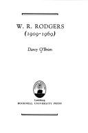 Front cover of W.R. Rodgers (1909-1969) by Darcy O'Brien
