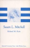 Cover of Susan L. Mitchell by Richard Morgan Kain