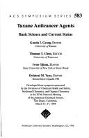 Front cover of Taxane anticancer agents by American Chemical Society. Meeting