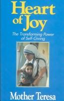 Cover of Heart of joy by Saint Mother Teresa