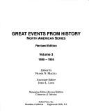 Front cover of Great events from history by Frank N. Magill