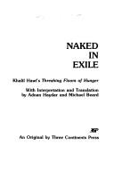 Front cover of Naked in exile by Adnan Haydar