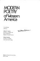 Front cover of Modern poetry of Western America by Clinton F. Larson