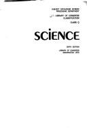 Front cover of Classification. Class Q by Library of Congress. Subject Cataloging Division.