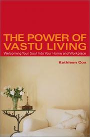 Front cover of The power of vastu living by Kathleen Cox