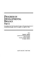 Front cover of Progress in developmental biology by International Society of Developmental Biologists. International Congress