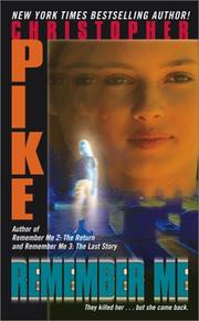 Cover of Remember Me by Christopher Pike