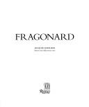 Cover of Fragonard by Jacques Thuillier