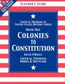 Cover of Colonies to Constitution by Kevin O'Reilly
