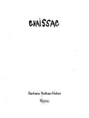 Cover of Chaissac by Barbara Nathan-Neher