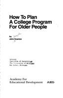 Cover of How to Plan a College Program for Older People by John Joseph Scanlon
