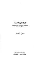 Cover of And Night Fell by Molefe Pheto
