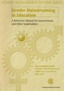 Front cover of Gender mainstreaming in education by Elsa Leo-Rhynie