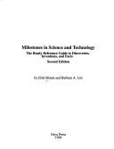 Cover of Milestones in science and technology by Ellis Mount