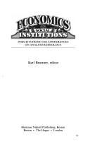 Front cover of Economics & social institutions by Interlaken Seminar on Analysis and Ideology.