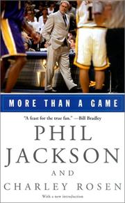 Cover of More than a game by Jackson, Phil.
