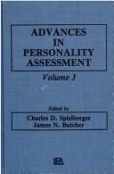 Cover of Advances in Personality Assessment by Charles D. Spielberger