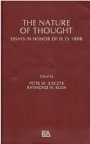 Front cover of The Nature of thought by D. O. Hebb